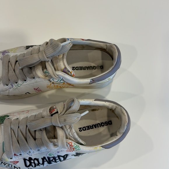 Dsquared2 Graffiti Sneakers size 7 - Picture 4 of 8